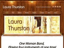 Tablet Screenshot of laurathurston.com